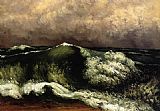 Gustave Courbet Famous Paintings - The Wave 4